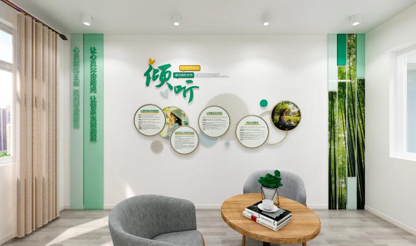 疗愈空间的艺术 心理咨询室文化墙设计灵感大放送